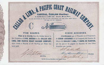 Callao & Lima & Pacific Coast Railway