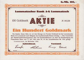Lommatzscher Bank AG