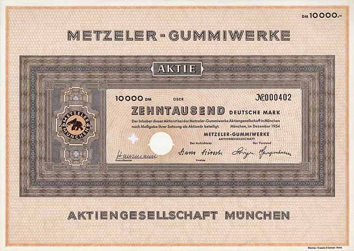 Metzeler-Gummiwerke AG