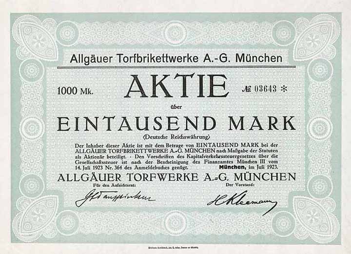 Allgäuer Torfbrikettwerke AG