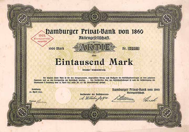 Hamburger Privat-Bank von 1860 AG