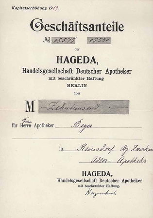 HAGEDA, Handelsgesellschaft Deutscher Apotheker mbH