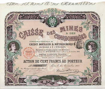 Caisse des Mines & des Charbonnages Cie. Gén. de Crédit Houiller & Métallurgique