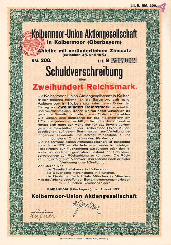 Kolbermoor-Union AG