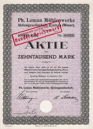 Ph. Leman Mühlenwerke AG