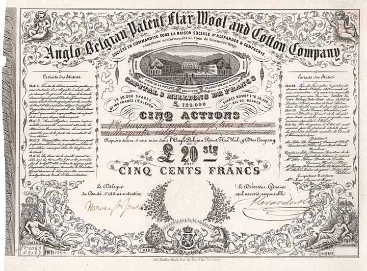 Anglo Belgian Patent Flax Wool and Cotton Co.