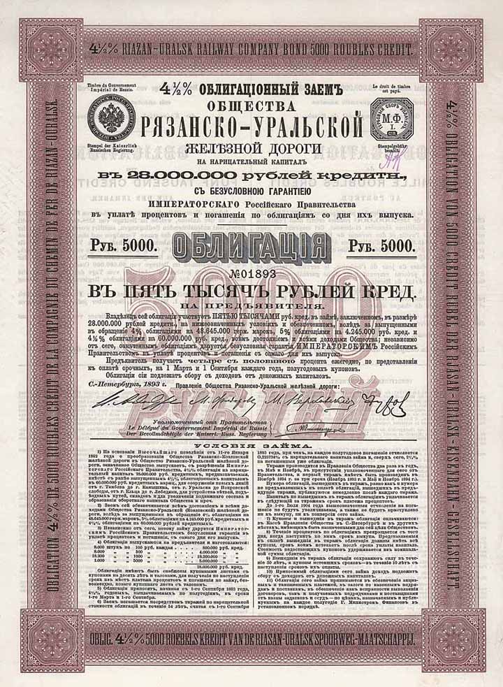 Rjäsan-Uralsk Eisenbahn-Gesellschaft