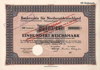 Bankverein für Nordwestdeutschland