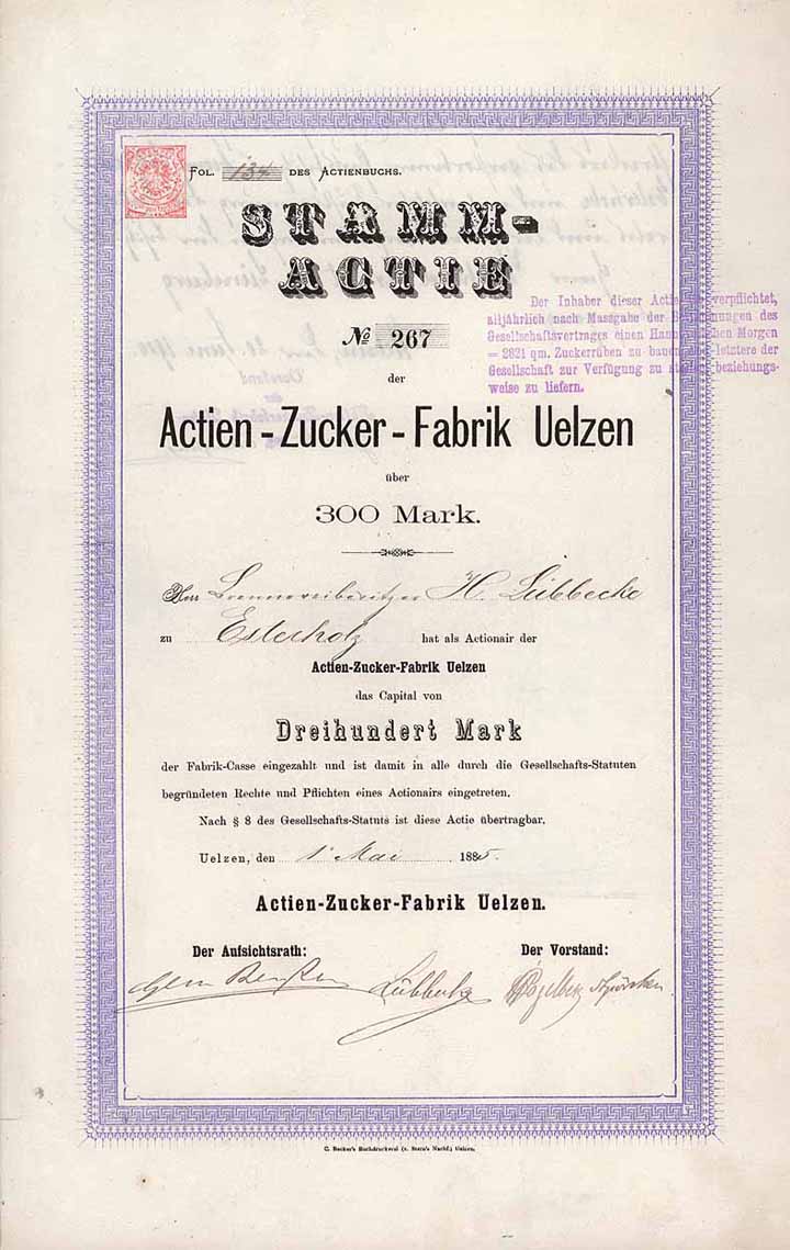 Actien-Zucker-Fabrik Uelzen