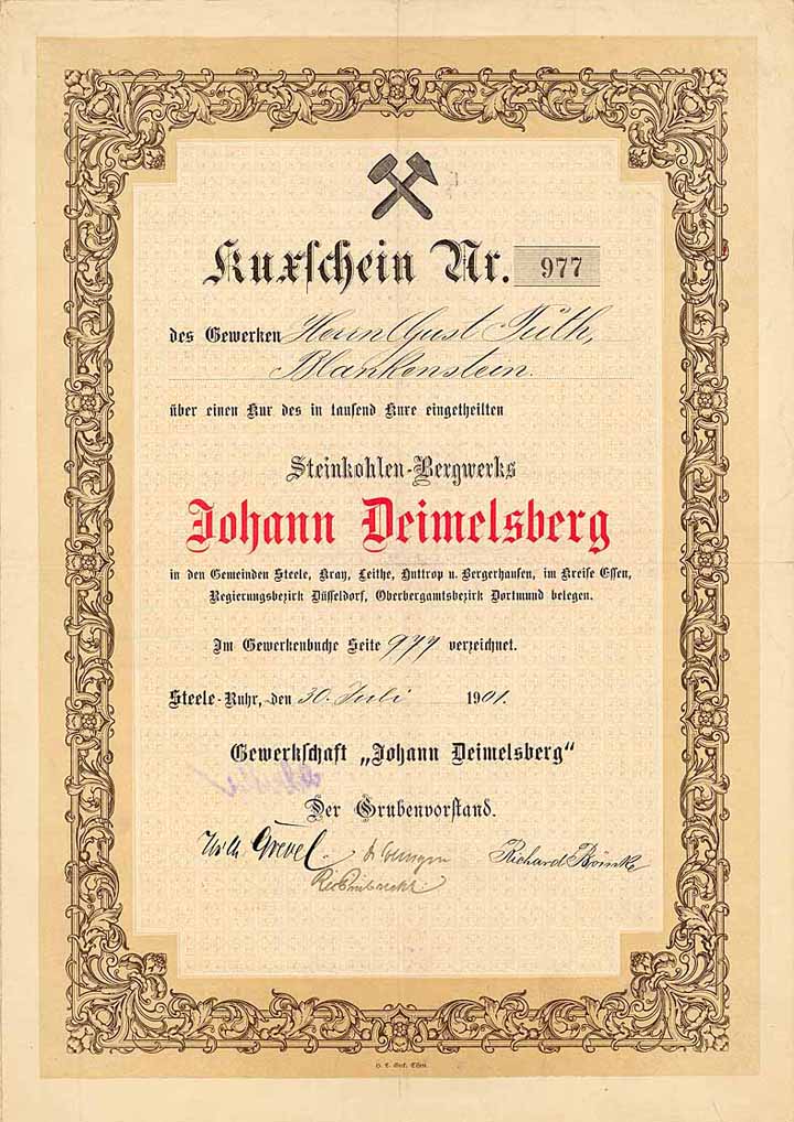 Gewerkschaft Johann Deimelsberg