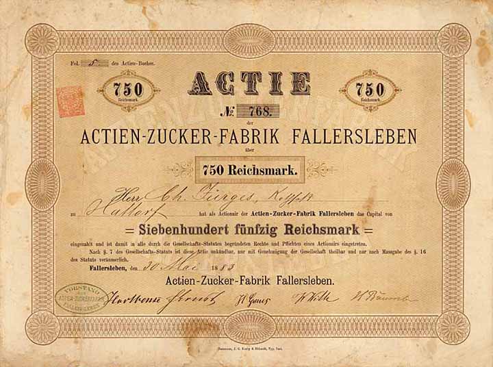 Actien-Zucker-Fabrik Fallersleben