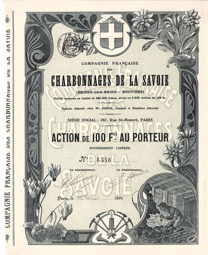 Cie. Francaise des Charbonnages de la Savoie