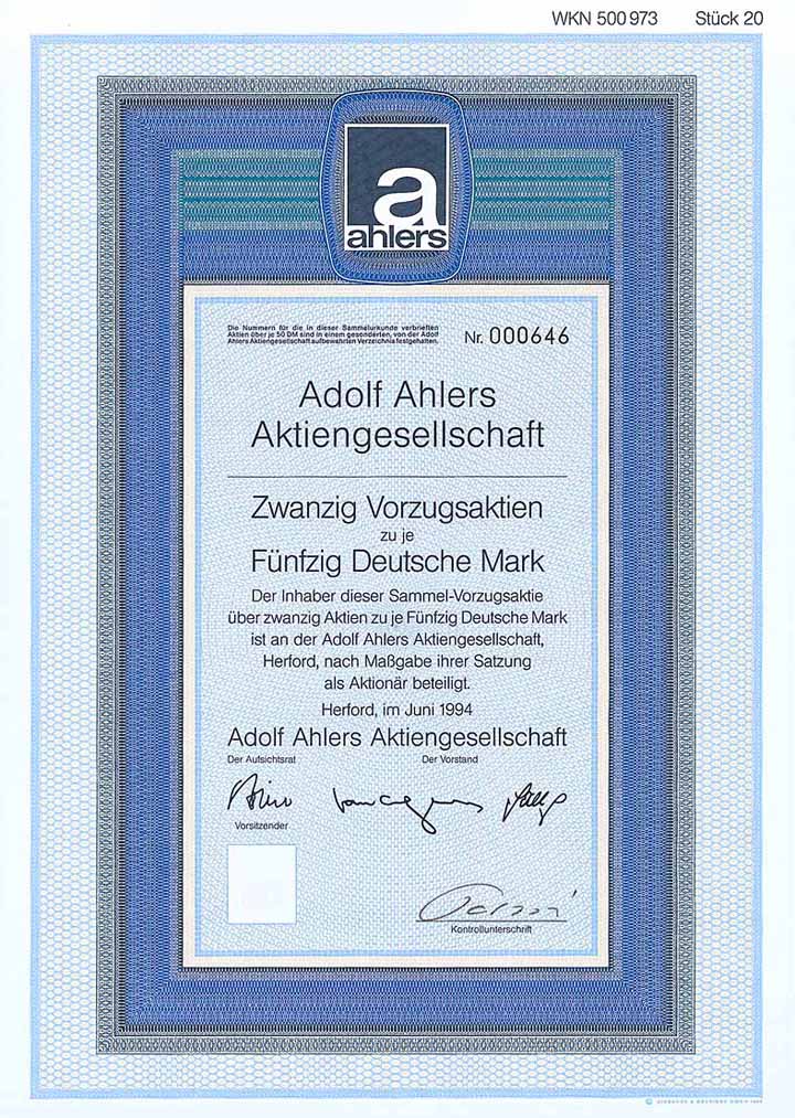 Adolf Ahlers AG