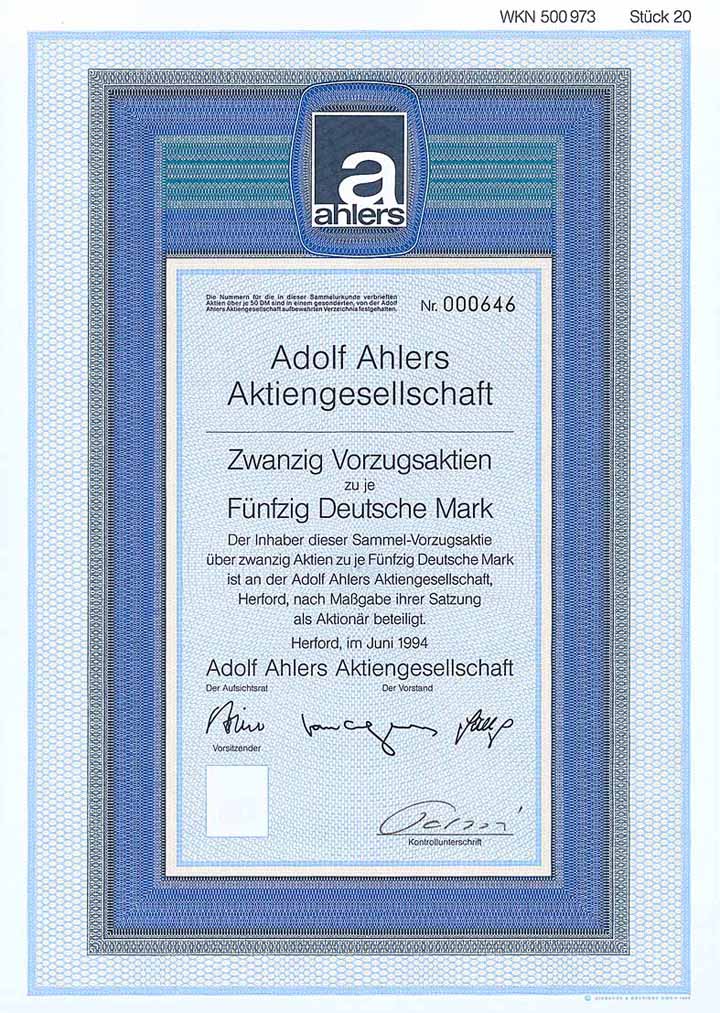 Adolf Ahlers AG