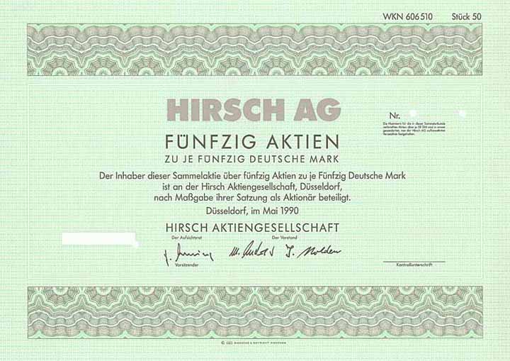 Hirsch AG