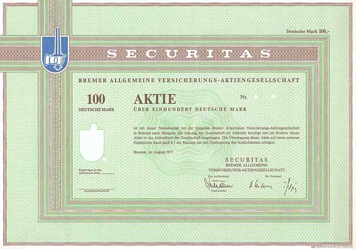 SECURITAS Bremer Allgemeine Versicherungs-AG