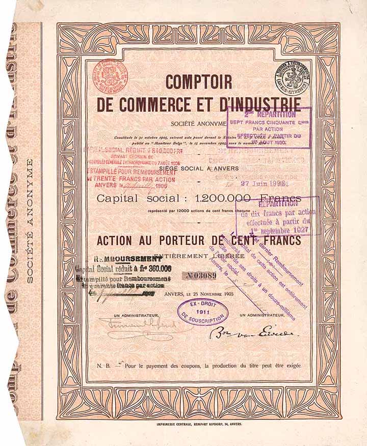 Comptoir de Commerce & d’Industrie S.A.