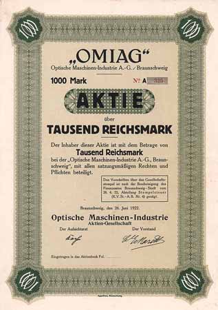 OMIAG Optische Maschinen-Industrie AG