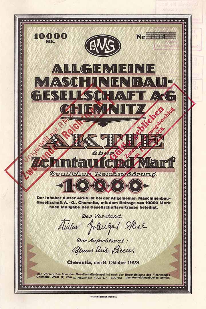 Allgemeine Maschinenbau-Gesellschaft AG