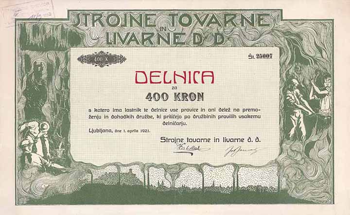 Strojne Tovarne in Livarne D.D. (Maschinenfabriken und Gießereien in Laibach AG)