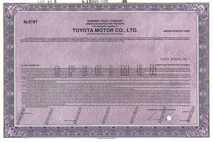 Toyota Motor Corp.