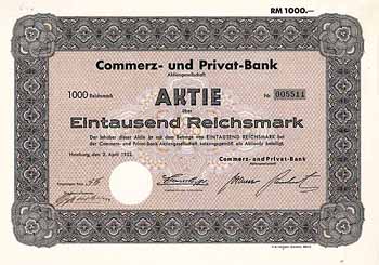 Commerz- und Privat-Bank AG