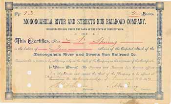 Monongahela River and Streets Run Railroad