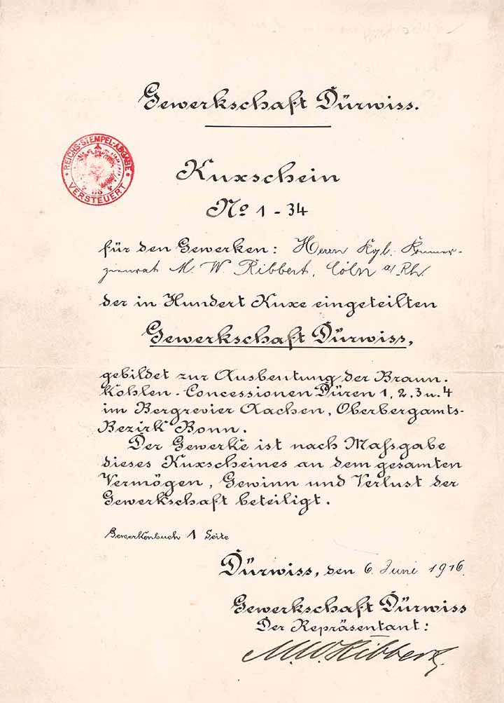 Gewerkschaft Dürwiss