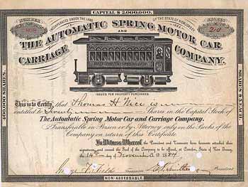 Automatic Spring Motor Car & Carriage Co.