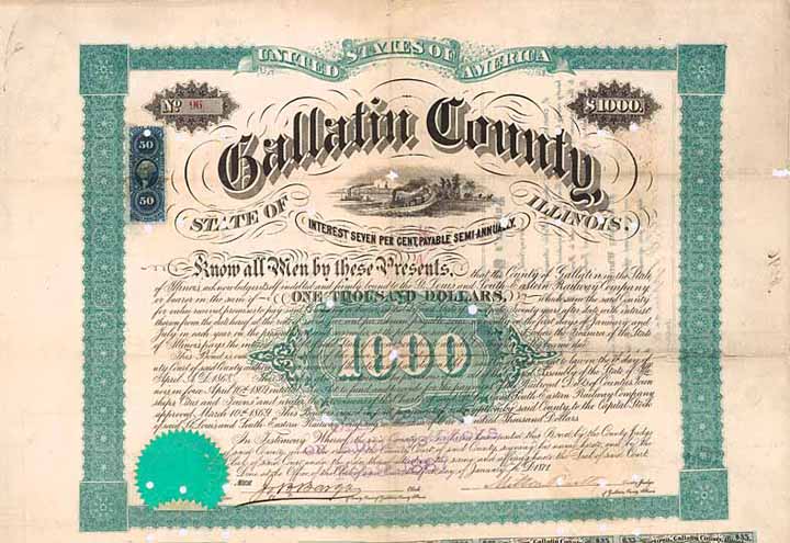 St. Louis & South Eastern Railway (Gallatin County)