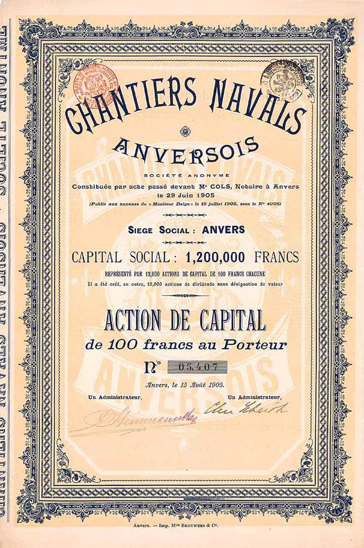 Chantiers Navals Anversois S.A.