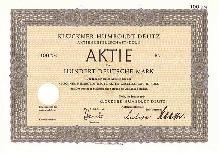 Klöckner-Humboldt-Deutz AG