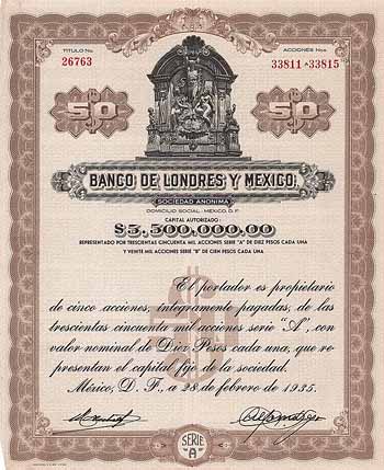 Banco de Londres y Mexico S.A.