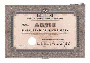 Minimax AG Stuttgart