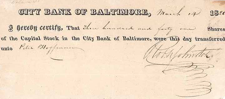 City Bank of Baltimore