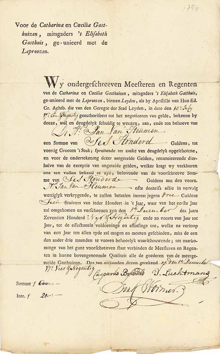 Catharina und Cecilia Krankenhaus, Elisabeth Krankenhaus vereint mit dem Leproozen-Haus