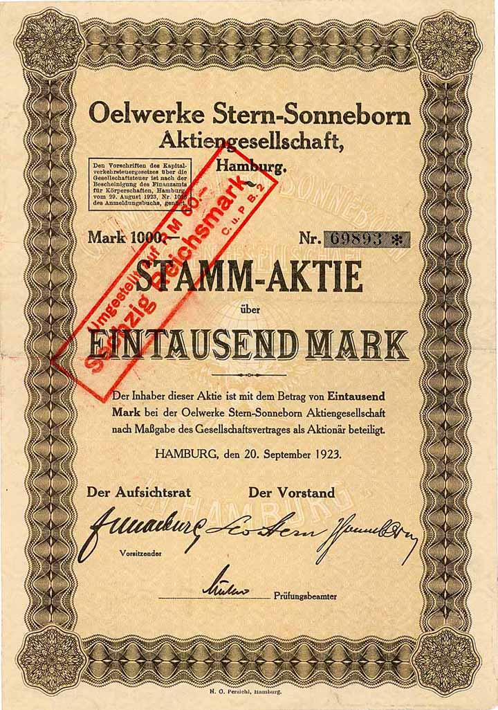 Oelwerke Stern-Sonneborn AG