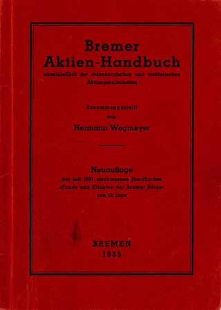 Bremer Aktien-Handbuch 1935