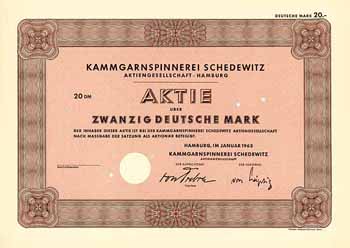 Kammgarnspinnerei Schedewitz AG