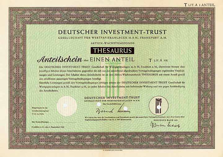 Deutscher Investment-Trust Gesellschaft für Wertpapieranlagen m.b.H.