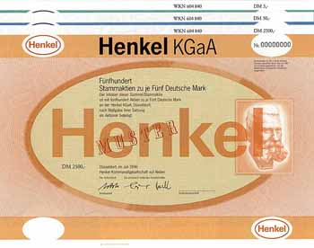 Henkel KGaA (3 Stücke)