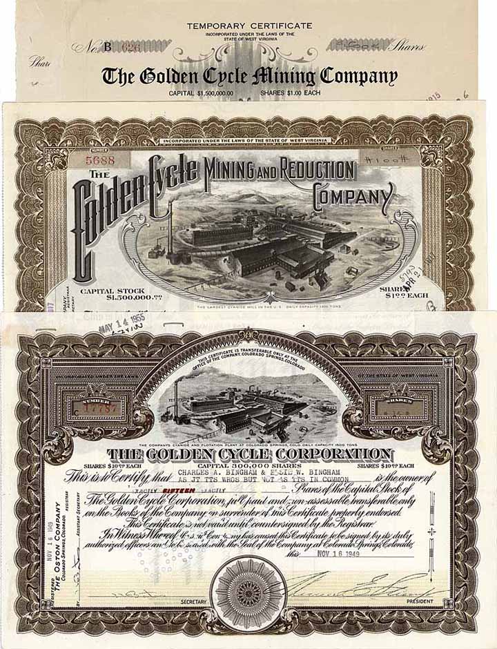 Golden Cycle Mining Co. (4 Stücke)