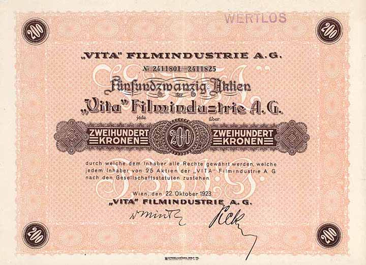 VITA Filmindustrie AG