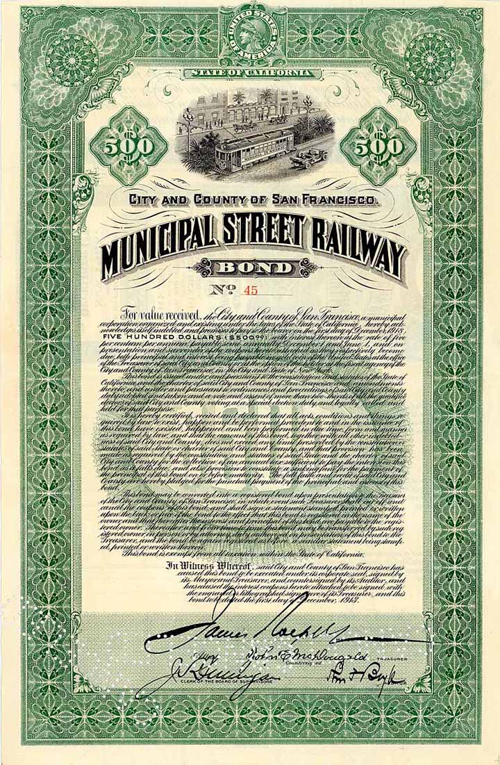 City and County of San Francisco Municipal Street Railway