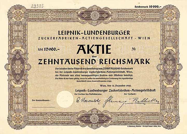 Leipnik-Lundenburger Zuckerfabriken-AG