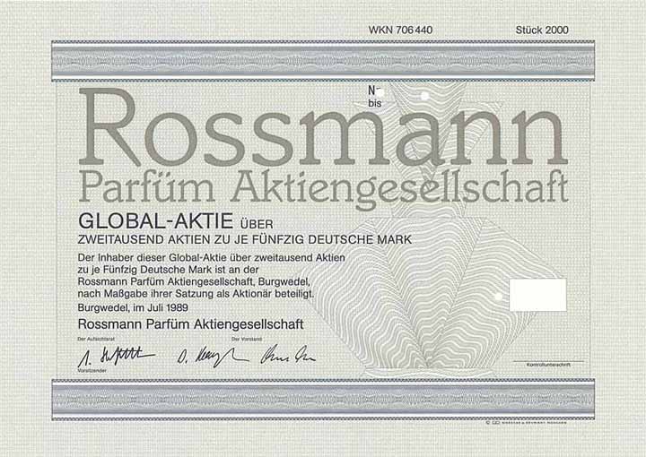 Rossmann Parfüm AG
