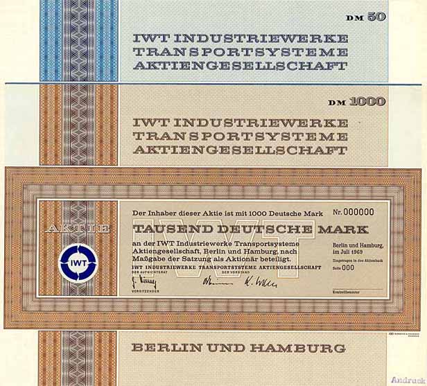 IWT Industriewerke Transportsysteme AG (2 Stücke)