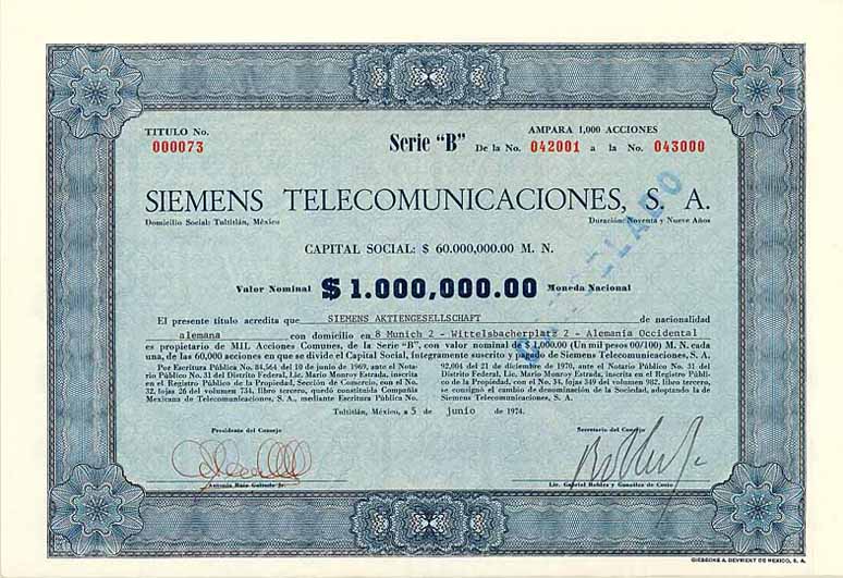 Siemens Telecomunicaciones S.A.