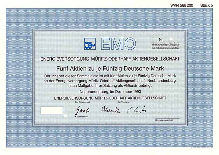 Energieversorgung Müritz-Oderhaff AG