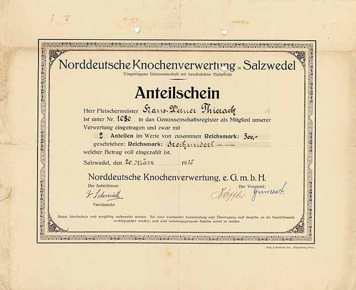 Norddeutsche Knochenverwertung eGmbH